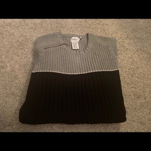 Women’s black and gray sweater